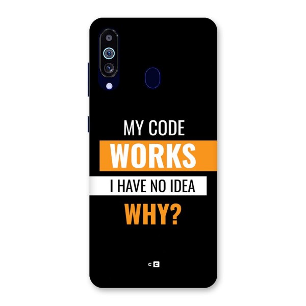 Coders Thought Back Case for Galaxy A60