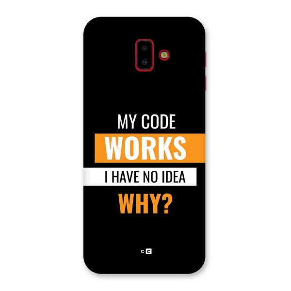 Coders Thought Back Case for Galaxy J6 Plus