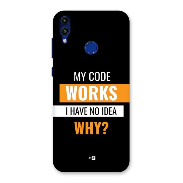 Coders Thought Back Case for Honor 8C