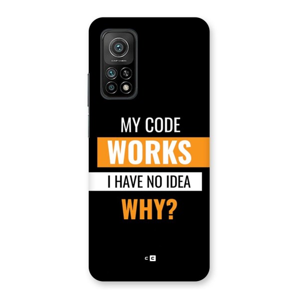 Coders Thought Back Case for Mi 10T 5G