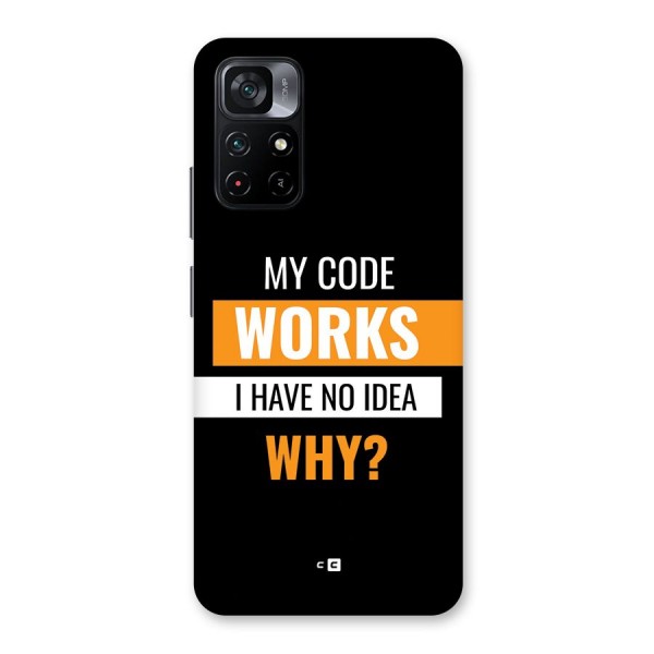 Coders Thought Back Case for Poco M4 Pro 5G