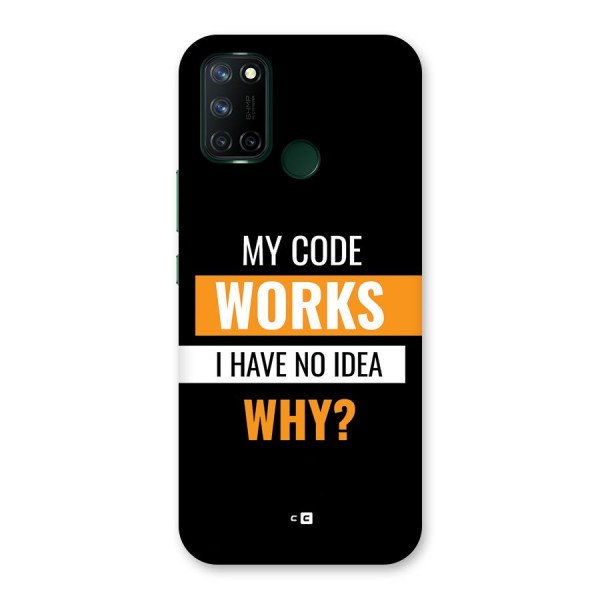Coders Thought Back Case for Realme C17