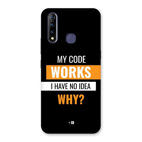 Coders Thought Back Case for Vivo Z1 Pro