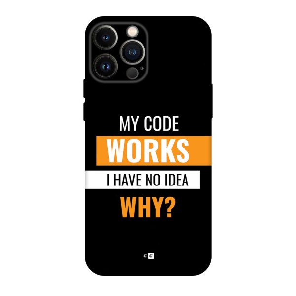 Coders Thought Back Case for iPhone 13 Pro Max