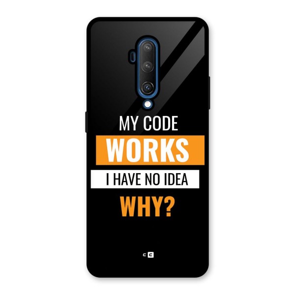 Coders Thought Glass Back Case for OnePlus 7T Pro