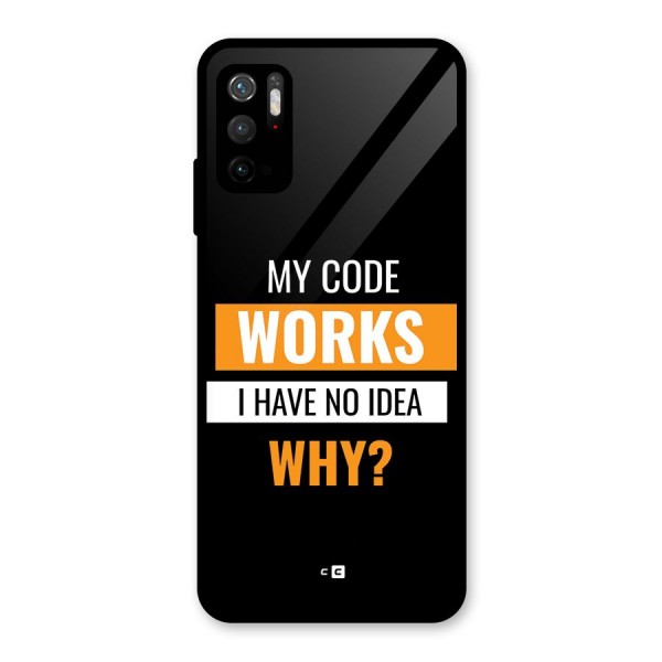 Coders Thought Glass Back Case for Poco M3 Pro 5G