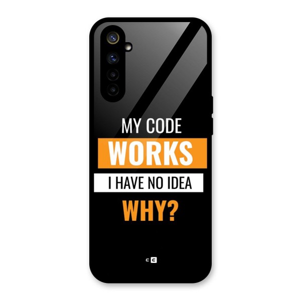 Coders Thought Glass Back Case for Realme 6