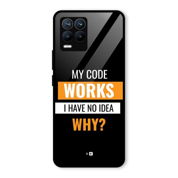 Coders Thought Glass Back Case for Realme 8