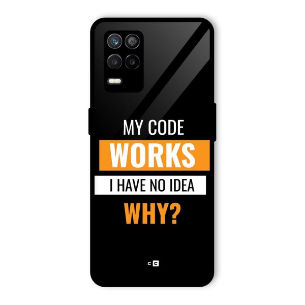 Coders Thought Glass Back Case for Realme 8s 5G