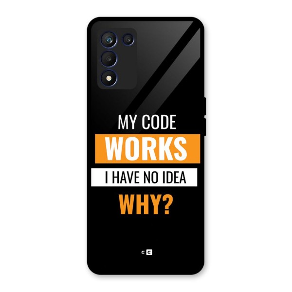 Coders Thought Glass Back Case for Realme 9 5G Speed