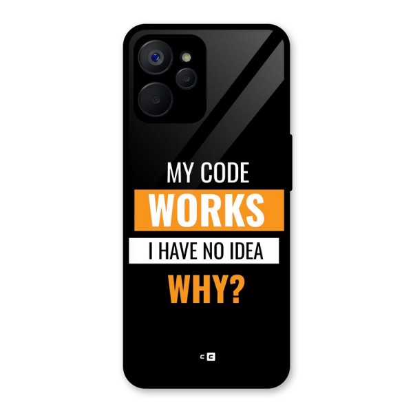 Coders Thought Glass Back Case for Realme 9i 5G