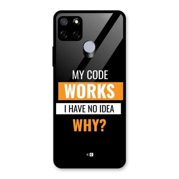 Coders Thought Glass Back Case for Realme C12