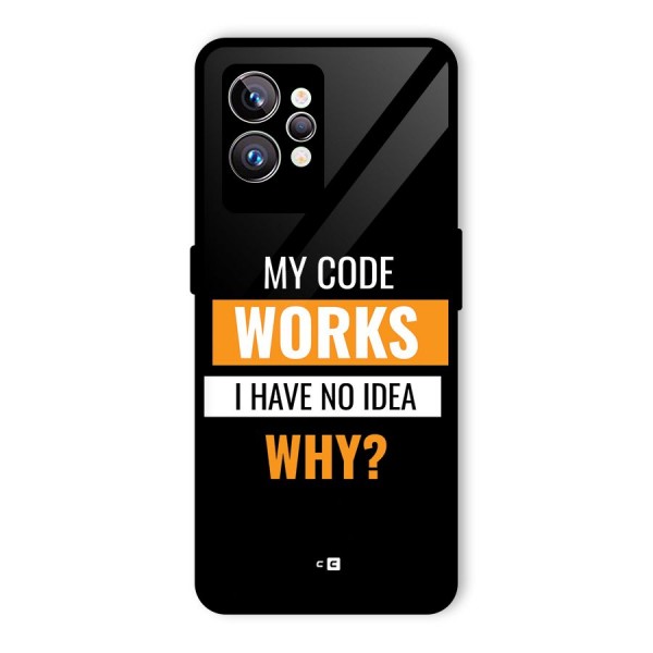 Coders Thought Glass Back Case for Realme GT2 Pro