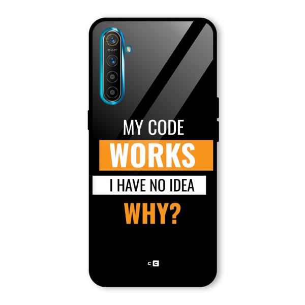 Coders Thought Glass Back Case for Realme X2