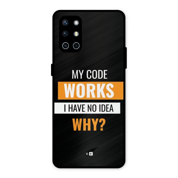 Coders Thought Metal Back Case for OnePlus 9R