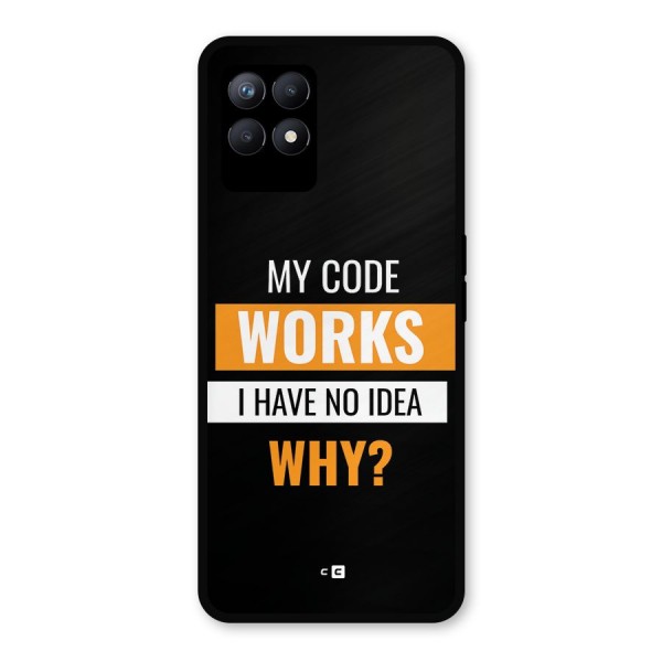 Coders Thought Metal Back Case for Realme 8i