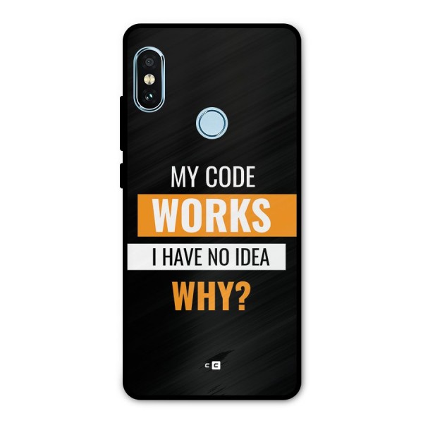 Coders Thought Metal Back Case for Redmi Note 5 Pro