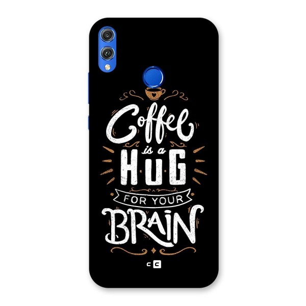 Coffee Brain Back Case for Honor 8X