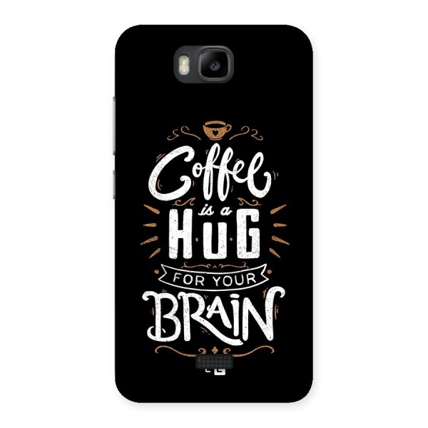 Coffee Brain Back Case for Honor Bee