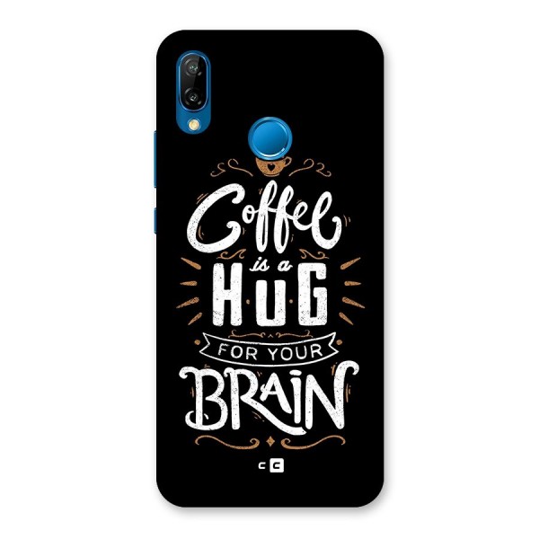 Coffee Brain Back Case for Huawei P20 Lite