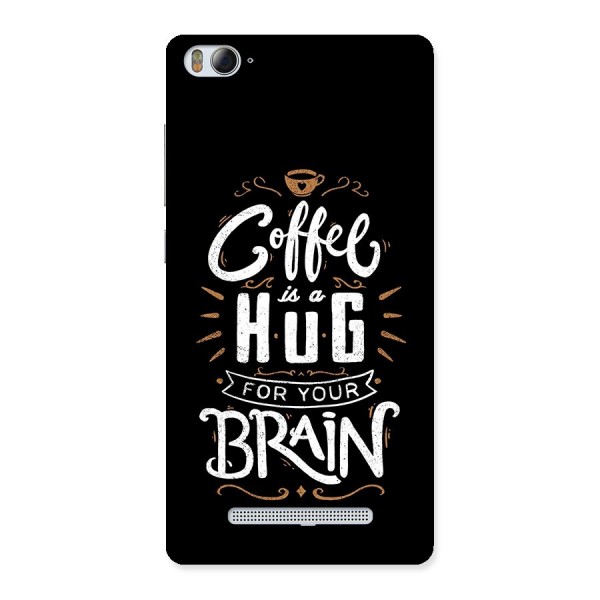 Coffee Brain Back Case for Mi4i