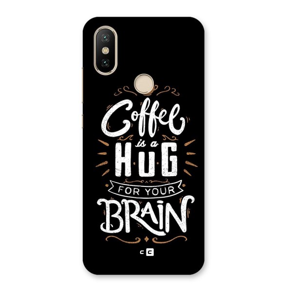 Coffee Brain Back Case for Mi A2