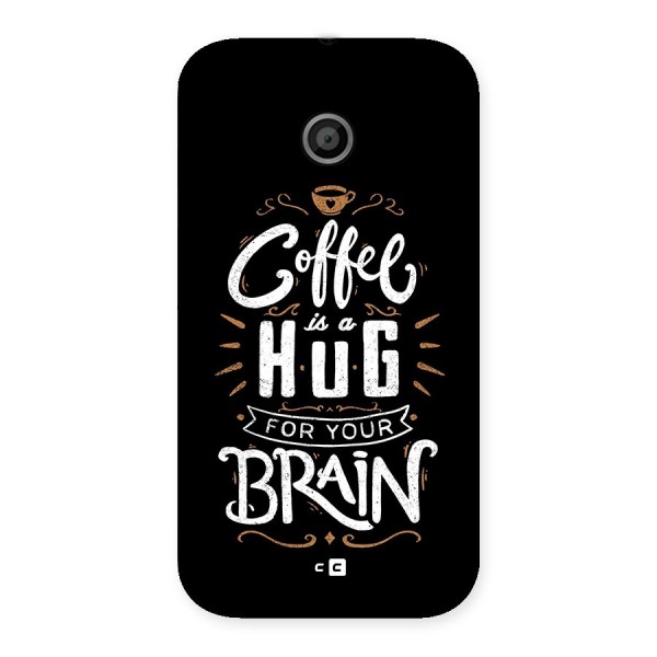 Coffee Brain Back Case for Moto E