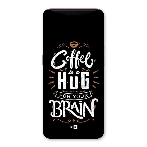 Coffee Brain Back Case for Oppo Find X