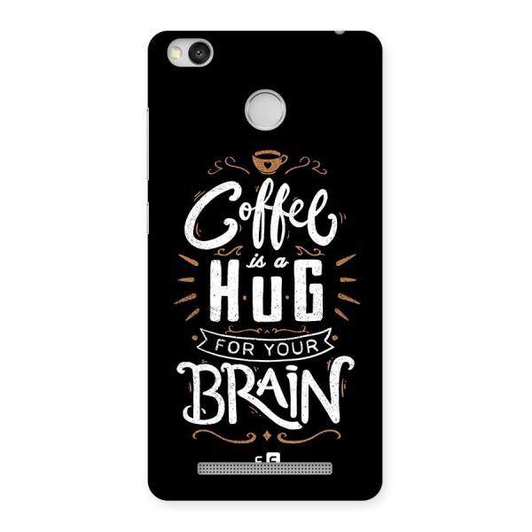 Coffee Brain Back Case for Redmi 3S Prime