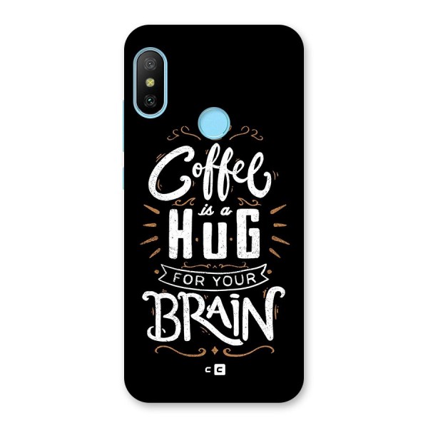 Coffee Brain Back Case for Redmi 6 Pro