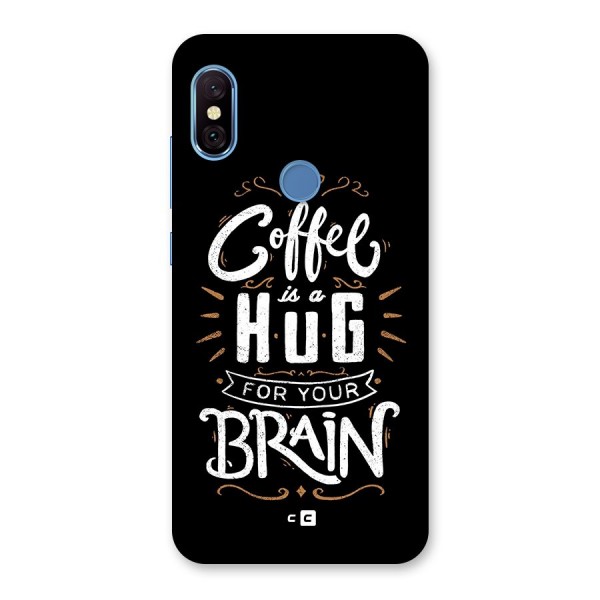 Coffee Brain Back Case for Redmi Note 6 Pro