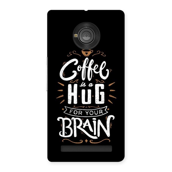 Coffee Brain Back Case for Yuphoria