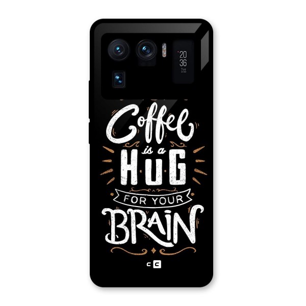 Coffee Brain Glass Back Case for Mi 11 Ultra