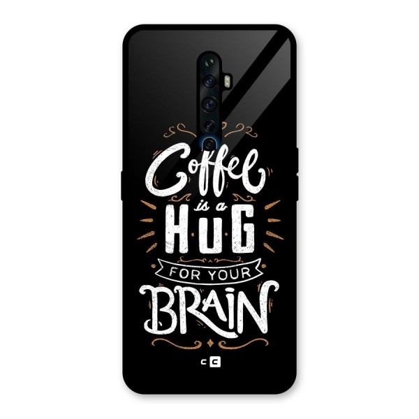 Coffee Brain Glass Back Case for Oppo Reno2 Z