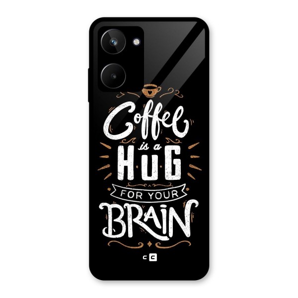 Coffee Brain Glass Back Case for Realme 10