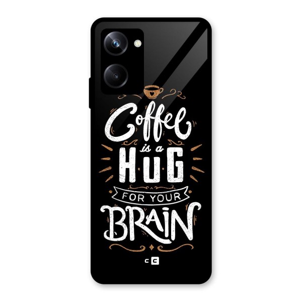 Coffee Brain Glass Back Case for Realme 10 Pro