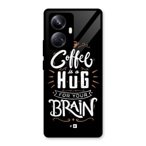 Coffee Brain Glass Back Case for Realme 10 Pro Plus