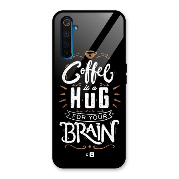 Coffee Brain Glass Back Case for Realme 6 Pro