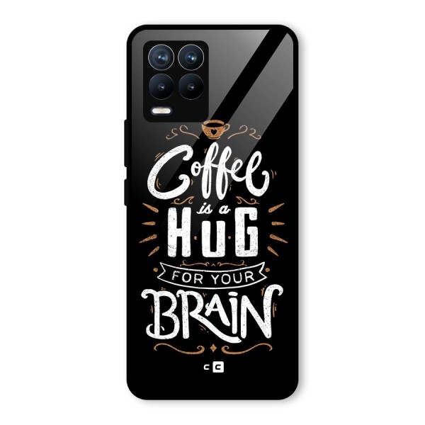 Coffee Brain Glass Back Case for Realme 8 Pro