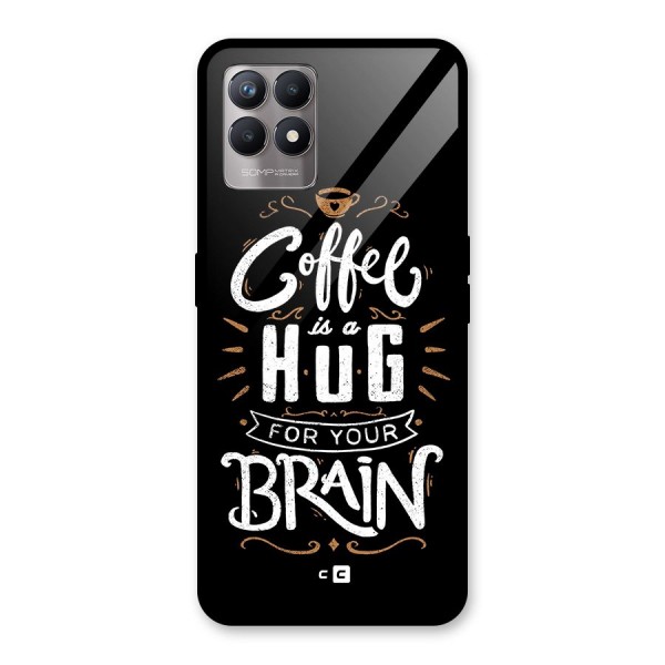 Coffee Brain Glass Back Case for Realme 8i