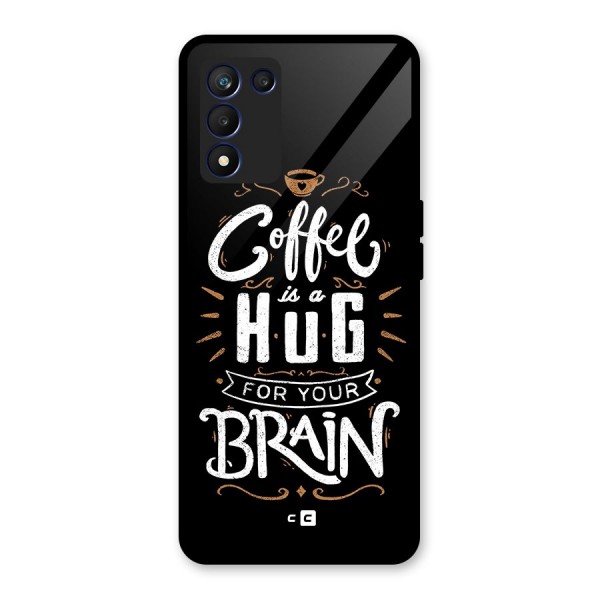 Coffee Brain Glass Back Case for Realme 9 5G Speed