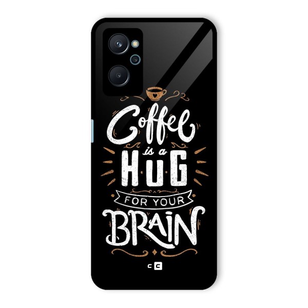 Coffee Brain Glass Back Case for Realme 9i