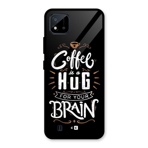 Coffee Brain Glass Back Case for Realme C11 2021