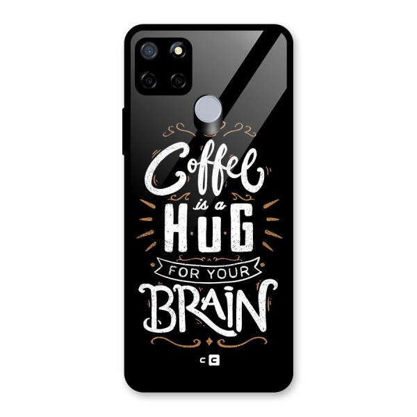 Coffee Brain Glass Back Case for Realme Narzo 20