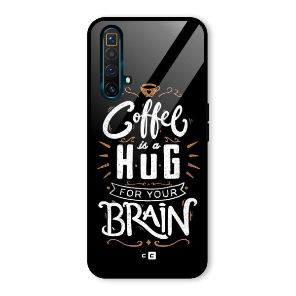 Coffee Brain Glass Back Case for Realme X3 SuperZoom