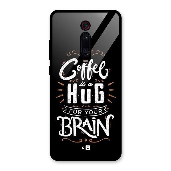 Coffee Brain Glass Back Case for Redmi K20 Pro