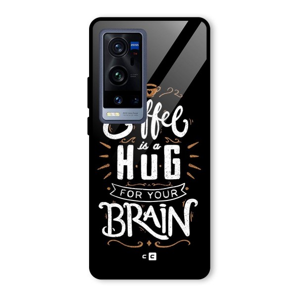 Coffee Brain Glass Back Case for Vivo X60 Pro Plus