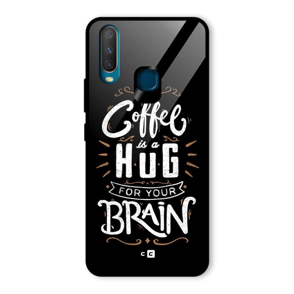 Coffee Brain Glass Back Case for Vivo Y12