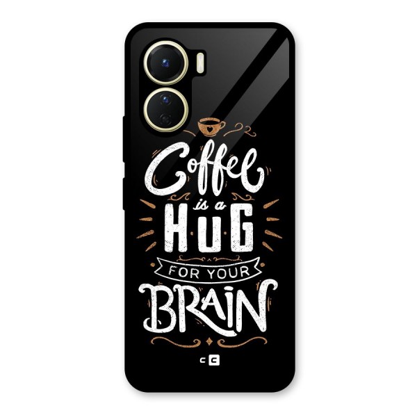 Coffee Brain Glass Back Case for Vivo Y56