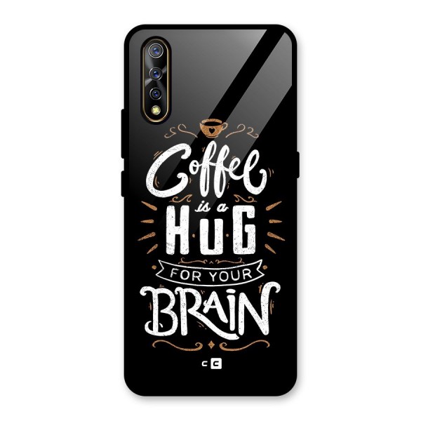 Coffee Brain Glass Back Case for Vivo Z1x